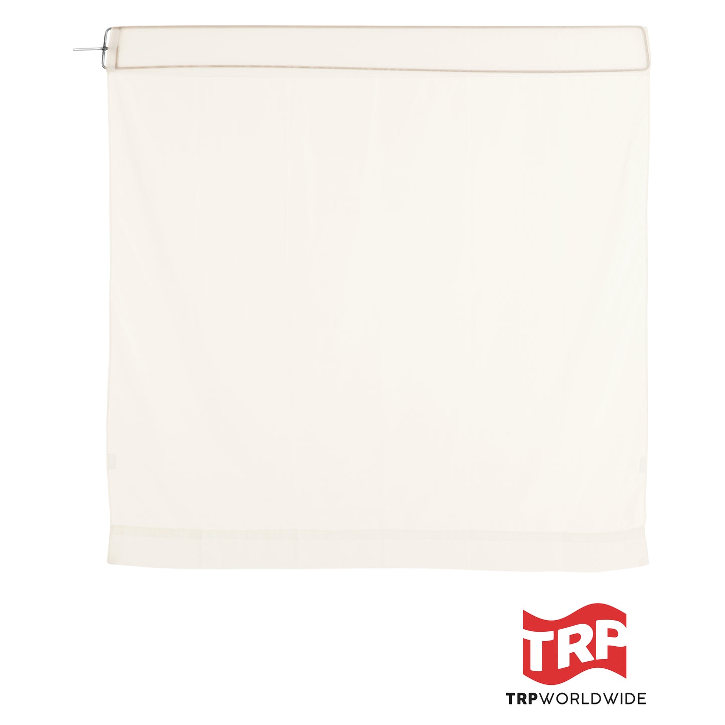 WHITE POLYSILK Cover for 4’ Wag Flag (Max Roll Out 4') FRAME NOT INCLUDED