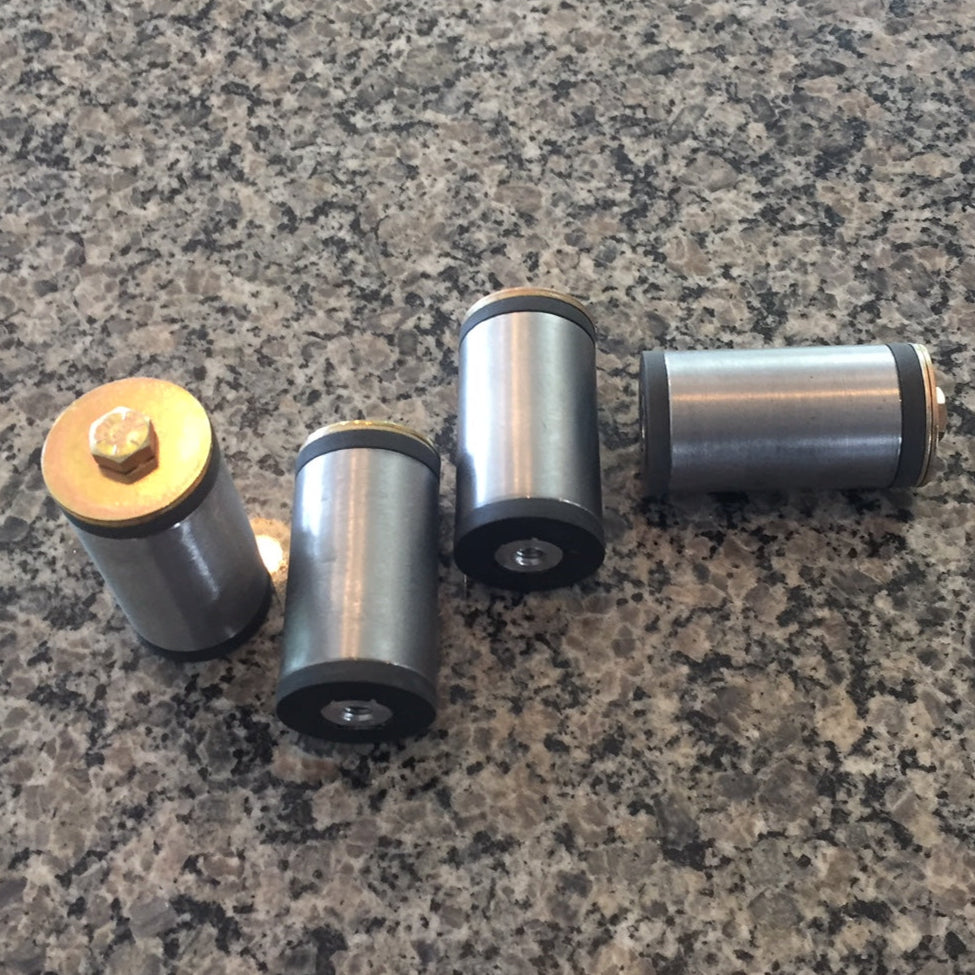 Set of 4 - Vibration Dampening 1-1/4” Starter Points With 3/8-16 Female Threads- On Clearance - Grip Support Store
