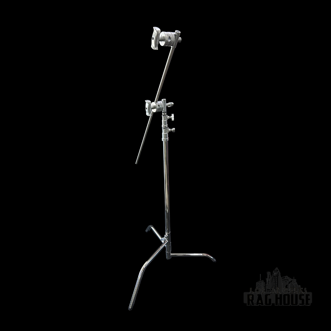 40” C-STAND 2 RISER STANDARD SWING LOCK BASE - Chrome - Grip Support Store