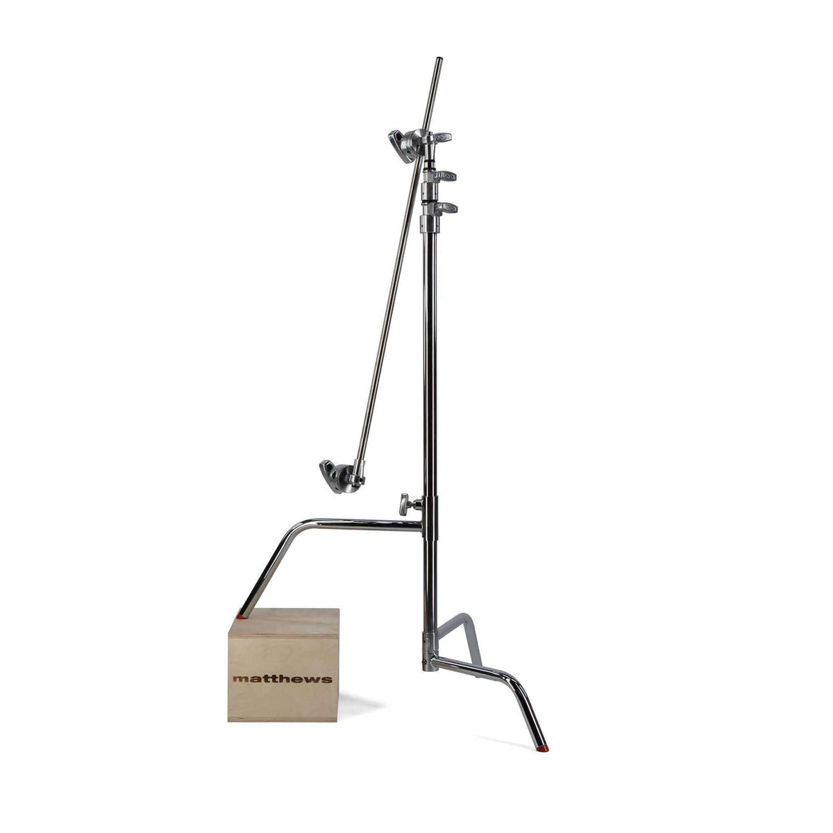 40" C-Stand w/Sliding Leg, Includes Grip Head & Arm Chrome