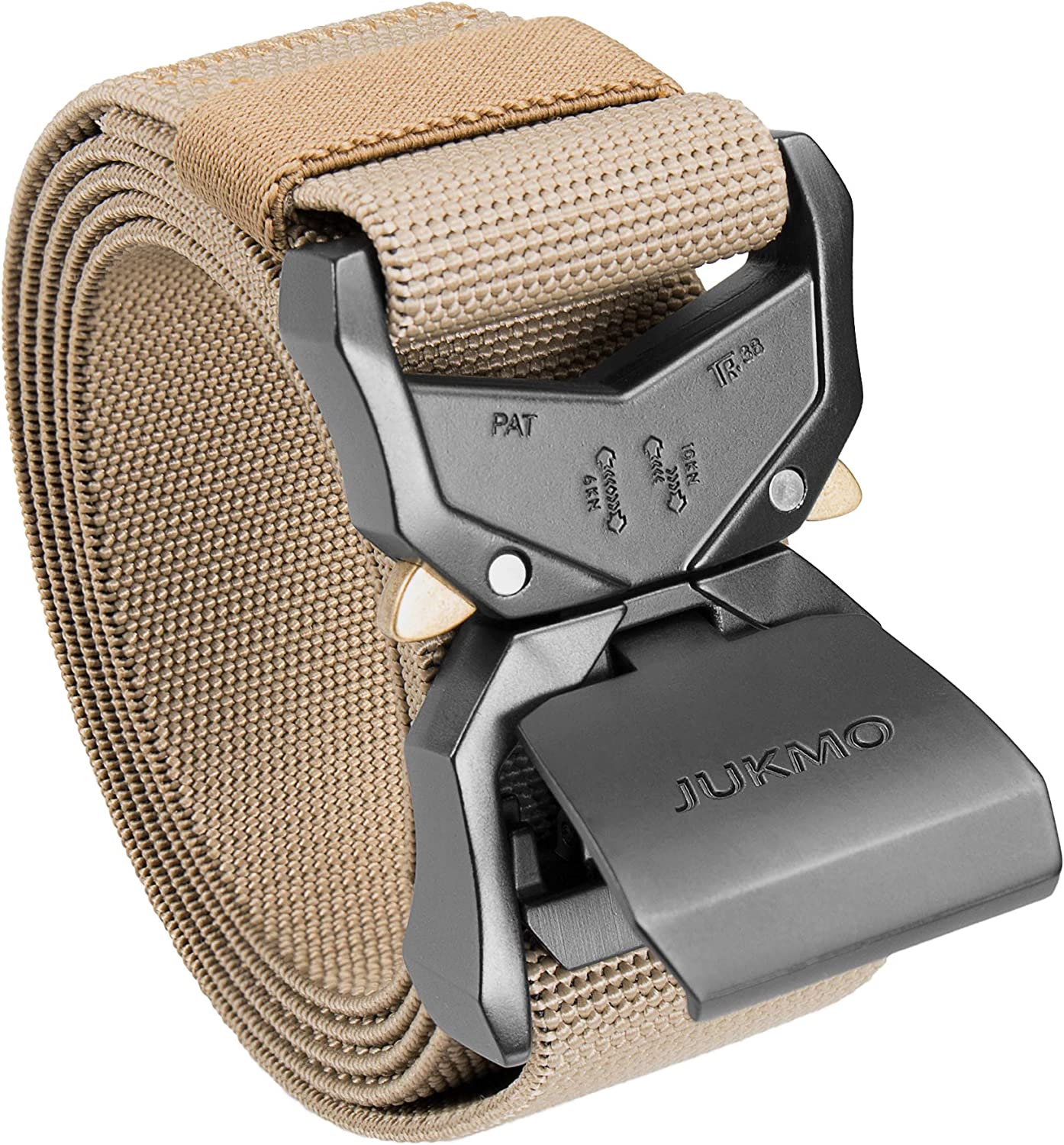 Tactical Rigger Belt, 1.5" Nylon Web Work Belt with Heavy Duty Quick Release Buckle - Grip Support Store