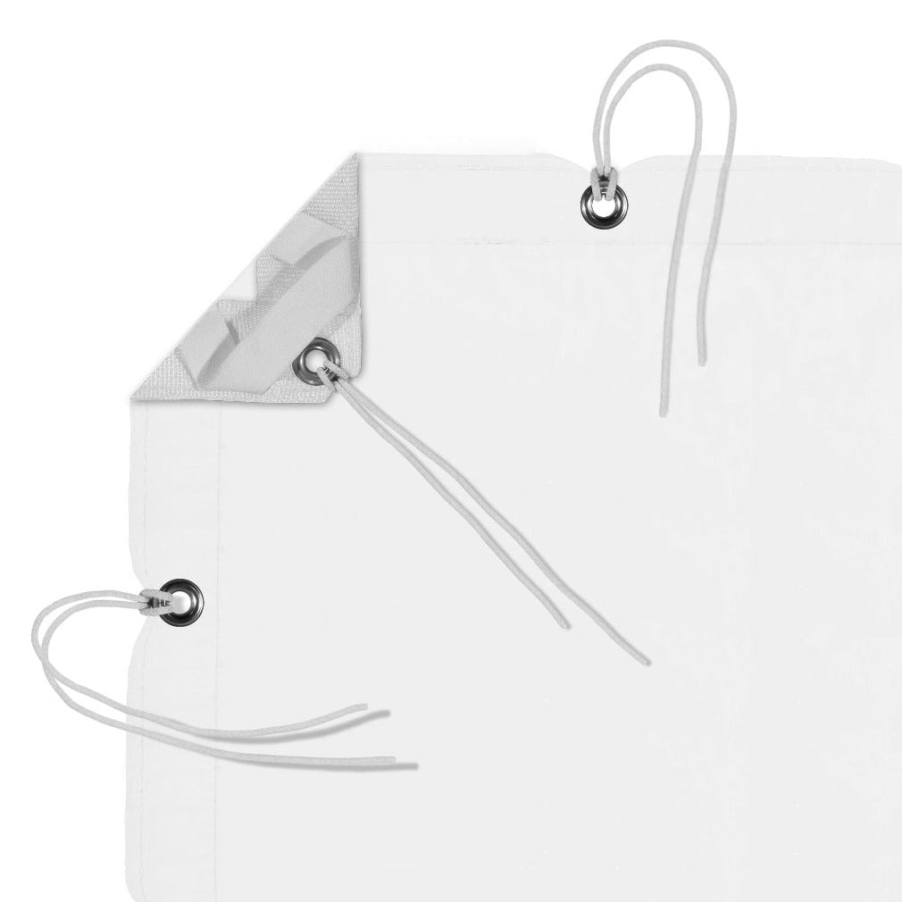 White Artificial 1/4 Stop Silk with Bag - Grip Support Store