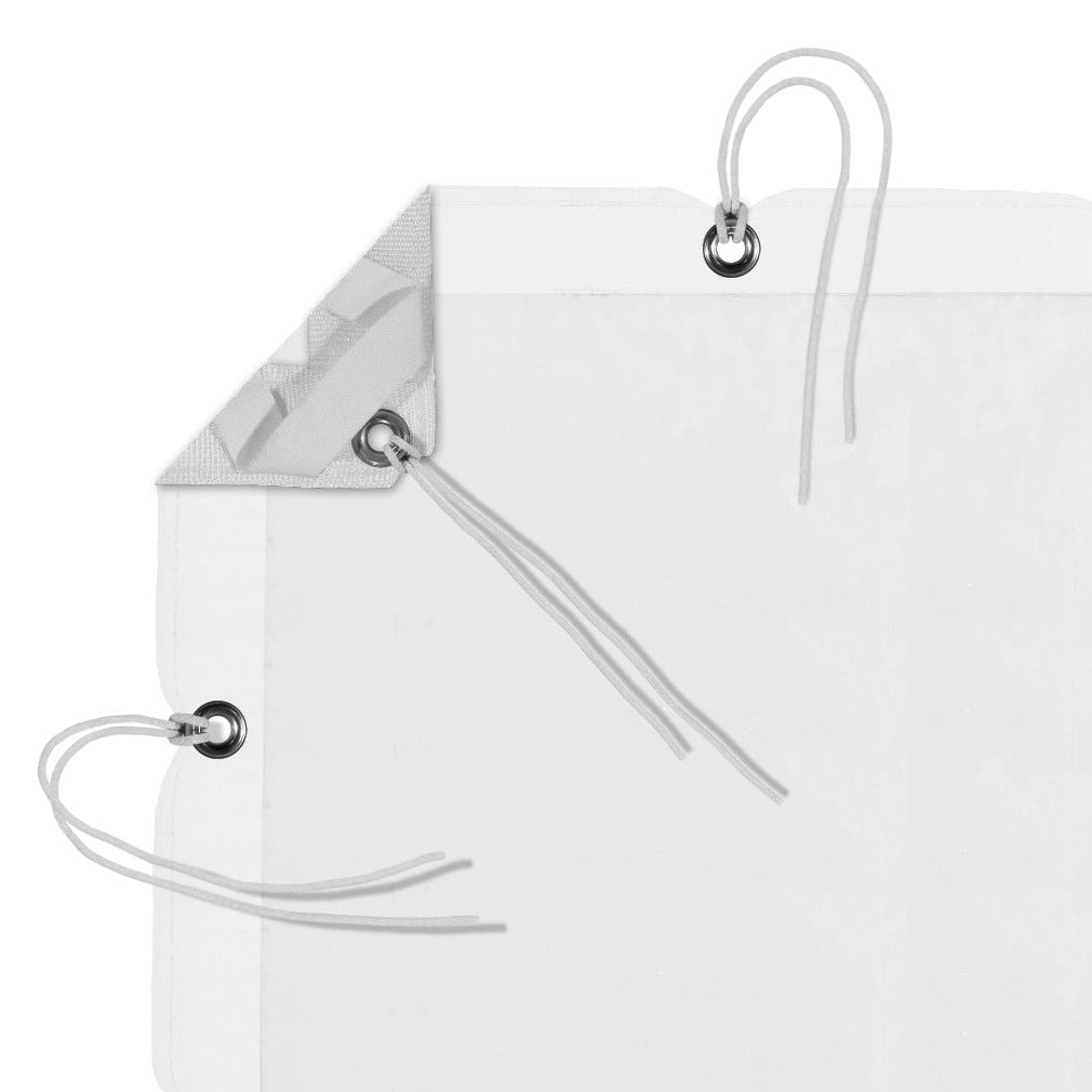 White Artificial Silk with Bag - Grip Support Store
