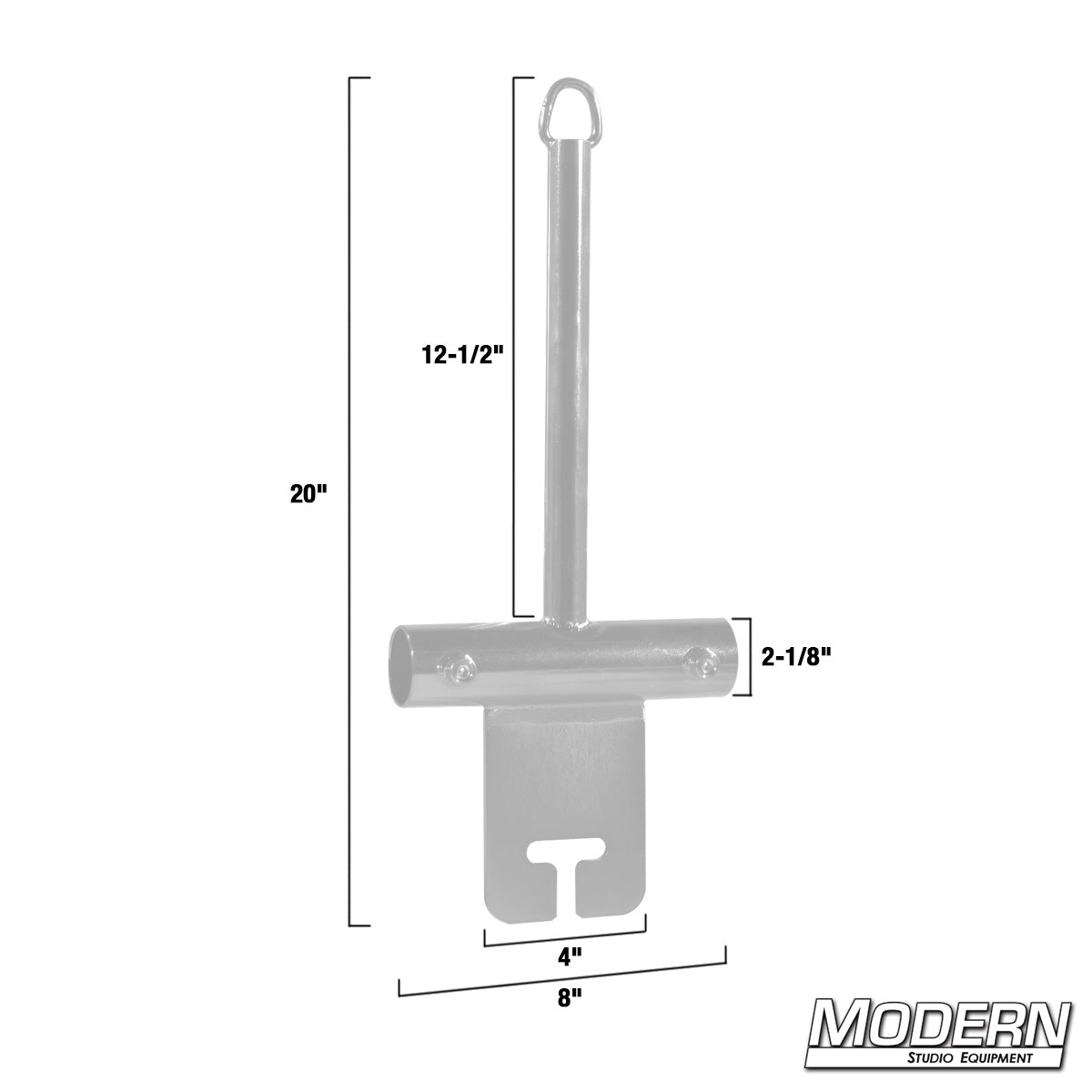 Center Post with Ear for Pipe Boom Kit for 1-1/2" Speed-Rail® - Grip Support Store