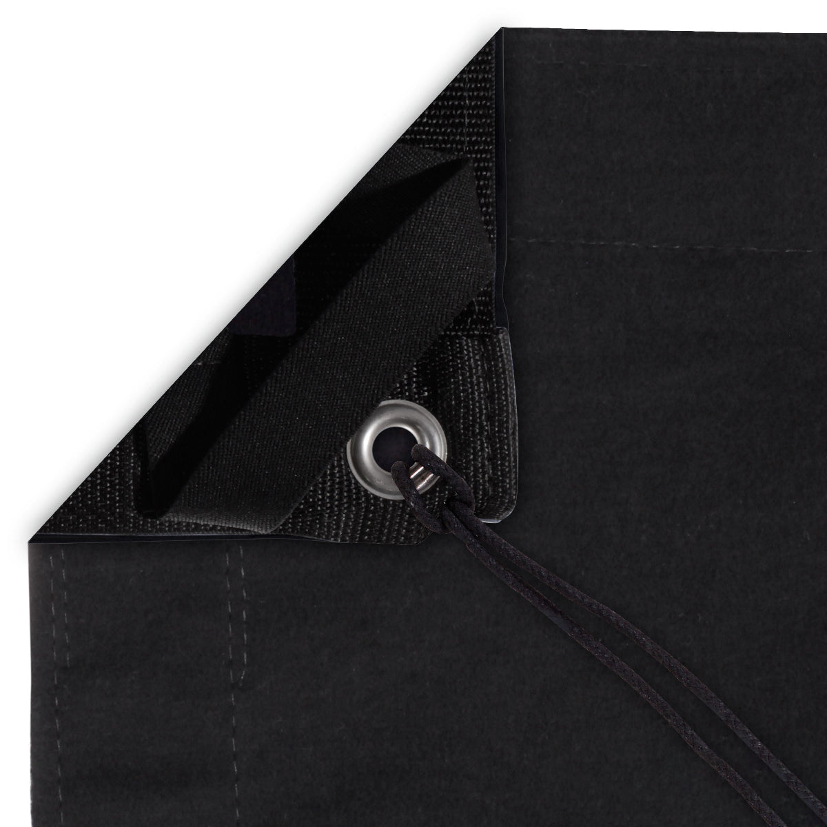 Solid Black Rag with Bag