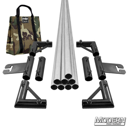 12-Foot x 12-Foot Breakdown Frame for Speed-Rail® with Camo bag – Heavy-Duty Grip Frame for Film Lighting and Rigging | Modern Studio Equipment