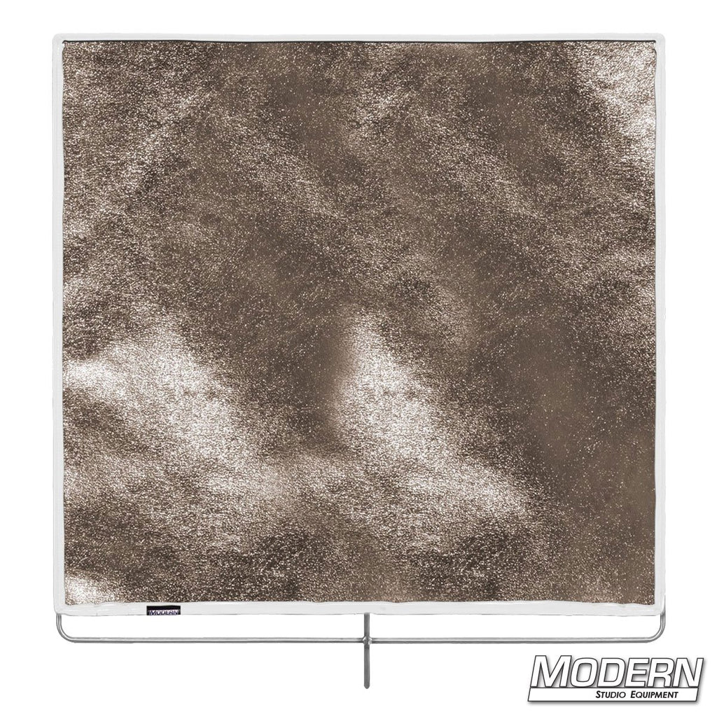 36x36 Gold Lame fabric for high-reflective light bounce, ideal for film, TV, and photo shoots requiring warm lighting effects.