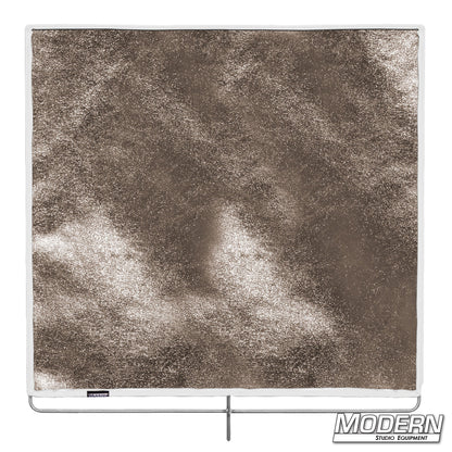 40x40 Gold Lame fabric for high-reflective light bounce, ideal for film, TV, and photo shoots requiring warm lighting effects.