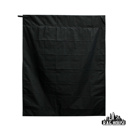 Ultra Black/Black Wag Flag Cover Roll-Out by LA Rag House - roll-out cover detail