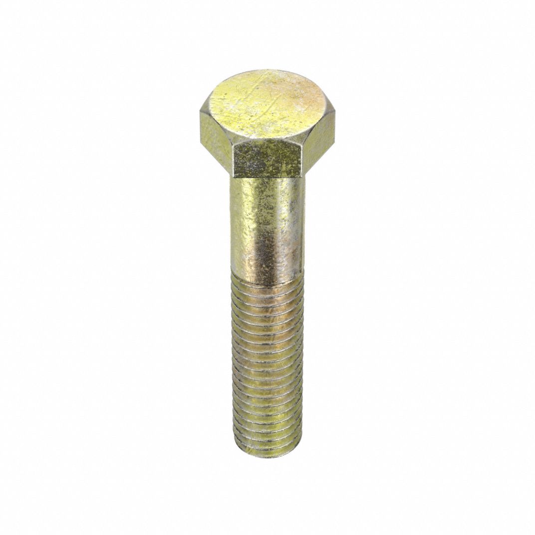 3/8"-16 Hex Bolts, Nuts and Washers - Grade 8 Steel with 9/16 in Head