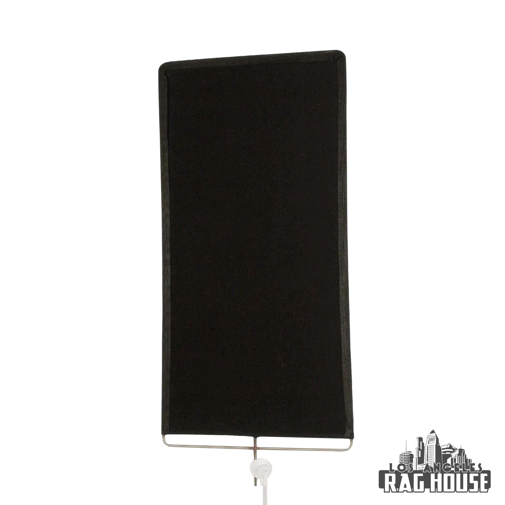 24"x48" Solid Black Flag Cutter by LA Rag House - solid black cutter flag