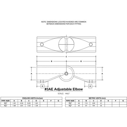Hollaender® Fitting Adjustable Elbow