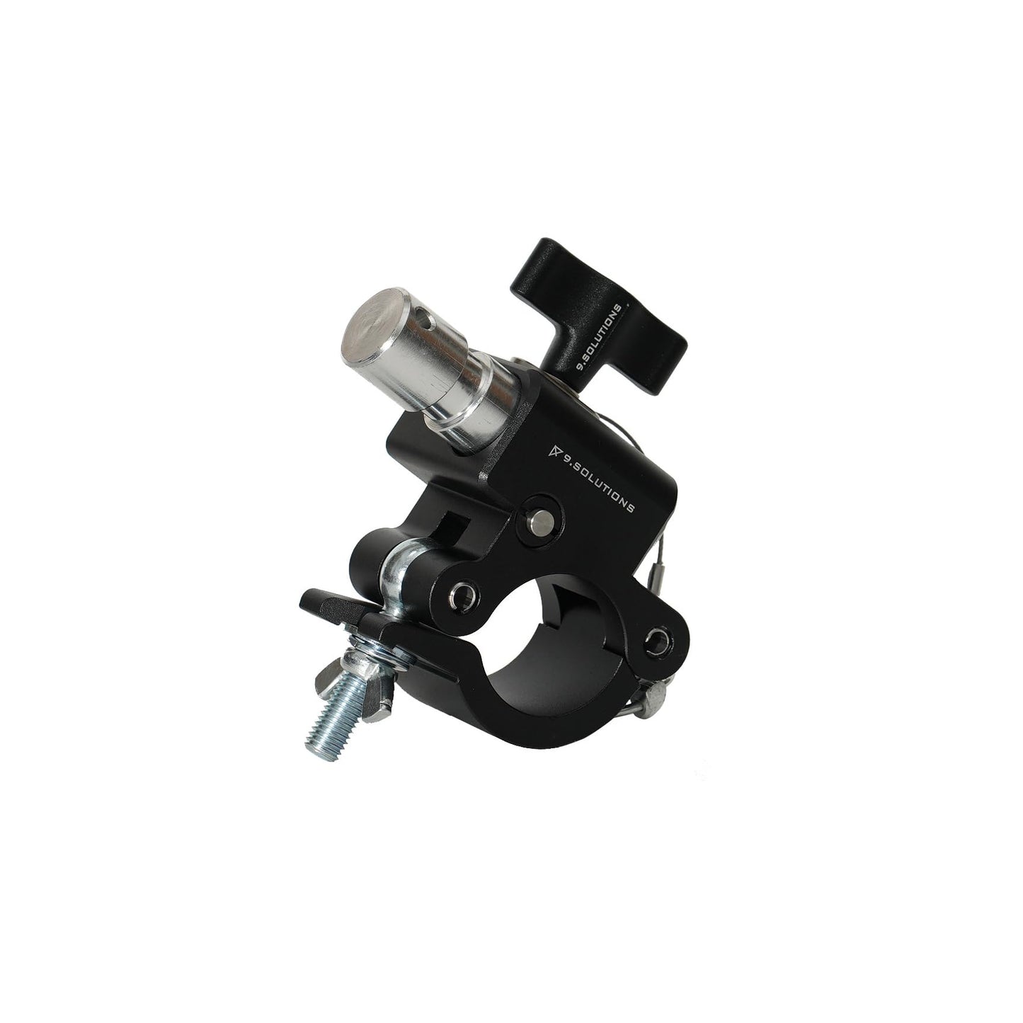 9.Solutions Coupler with Junior and Baby pin Receiver, Clamp, Coupler for Heavy Duty Light, Max Load: 250Kg, 9.VB5121