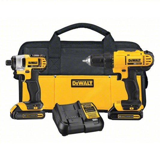 DEWALT Cordless Tool Combination Kit / 20V Drill/Impact Driver