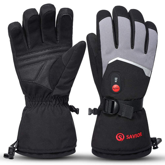 Heated Gloves - Rechargeable Battery Electric Waterproof Gloves with Touchscreen