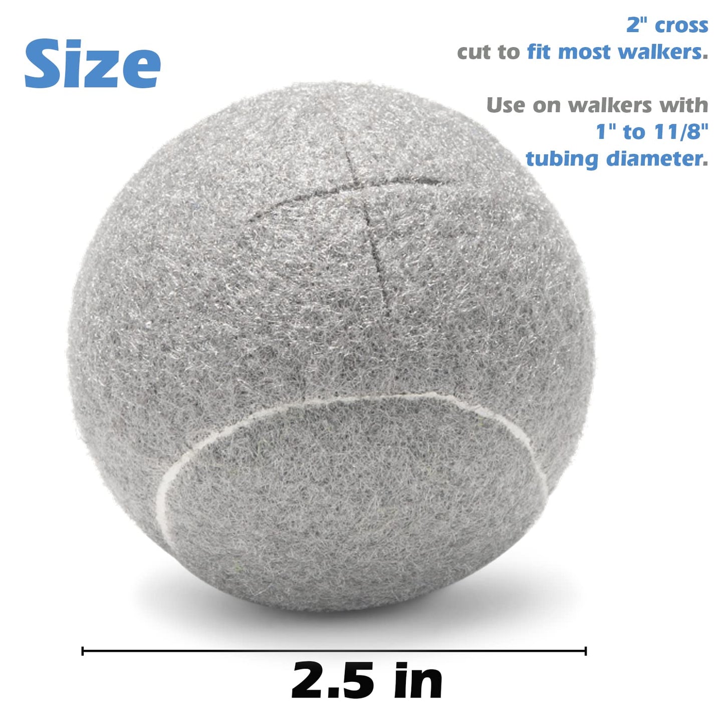 Pre-cut Tennis Balls for Stand Legs - 8 Pack