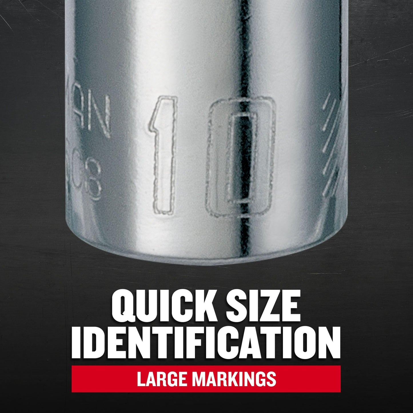 CRAFTSMAN 10mm Socket, Metric, 1/4-Inch Drive