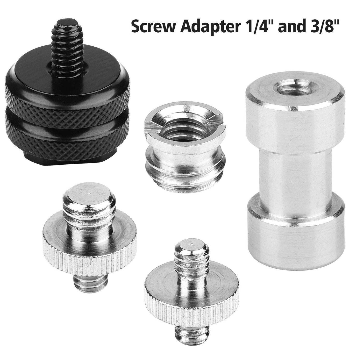 22 Pcs Camera Screw Adapters - 1/4 and 3/8