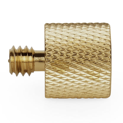 3/8"-16 Female to 1/4"-20 Male Thread (Brass)- 2 Pack