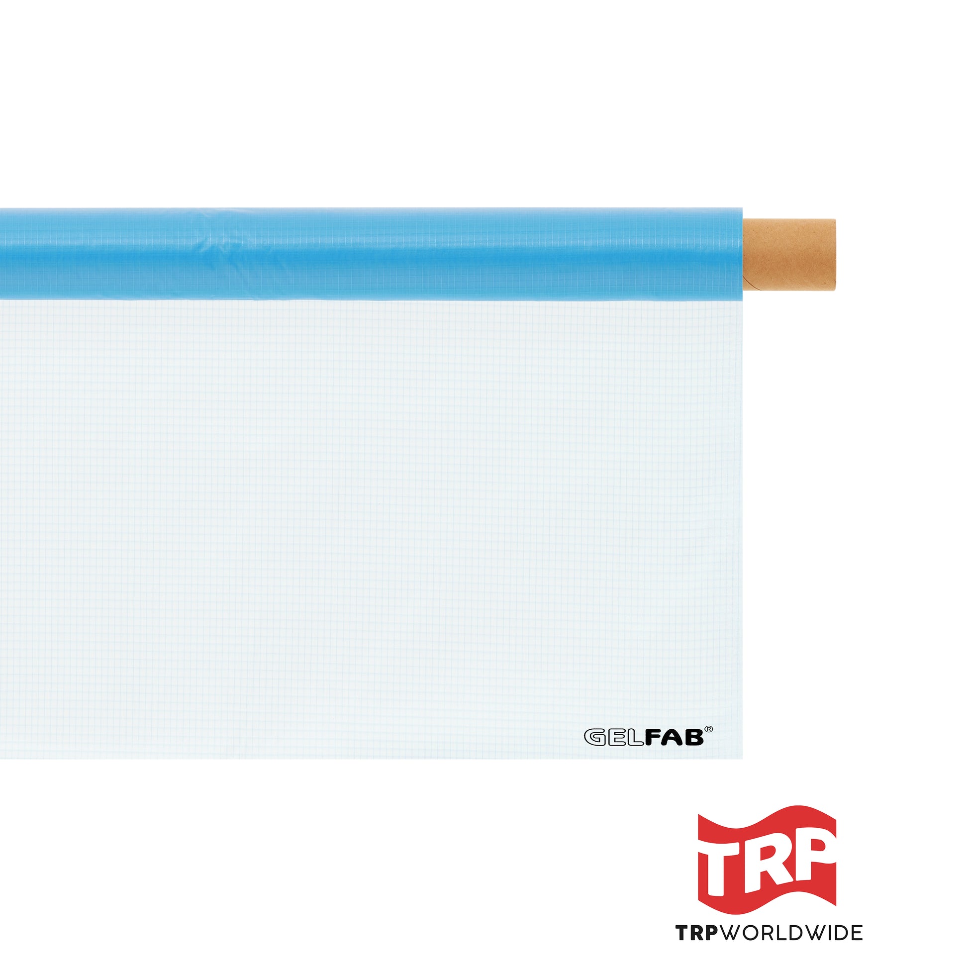 Qtr Grid 1/4 BLUE GELFAB® (65” X 25ft Roll)