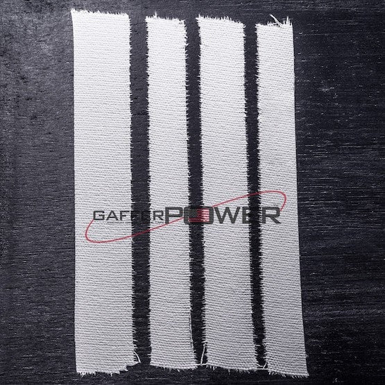 Gaffer Tape, 1 Inch x 55 Yards - White - Grip Support Store