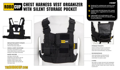 Chest Harness with Silent Storage Pocket by ROBOCUP