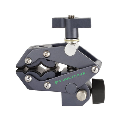 9.Solutions Savior Clamp With Socket, Articulated Jaws, Hexagonal Socket for 5/8" Pins, Max Load: 66lbs, 9.XS1005B, fit firmly onto any oddly shaped object