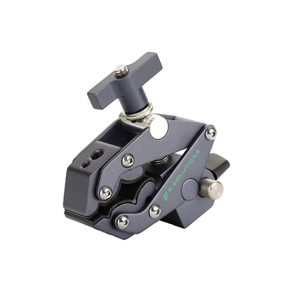 9.Solutions Savior Clamp With Socket, Articulated Jaws, Hexagonal Socket for 5/8" Pins, Max Load: 66lbs, 9.XS1005B, fit firmly onto any oddly shaped object