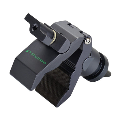 9.Solutions Python Clamp with Grip Joint, Unique Grip Head that Fastens onto Rods Ranging in Diameter from 1/4" to 5/8", Max Load: 44lbs, 9.VP5081C