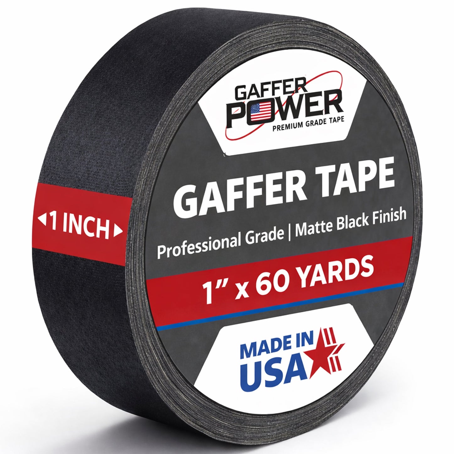 Gaffer Tape 1 In x 55 Yards Black