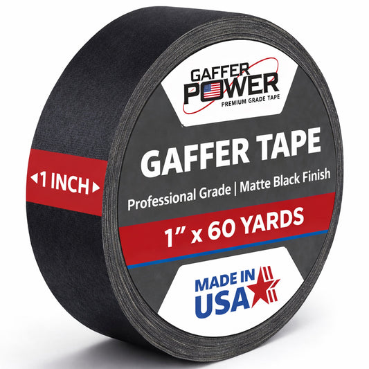 Gaffer Tape 1 In x 55 Yards Black