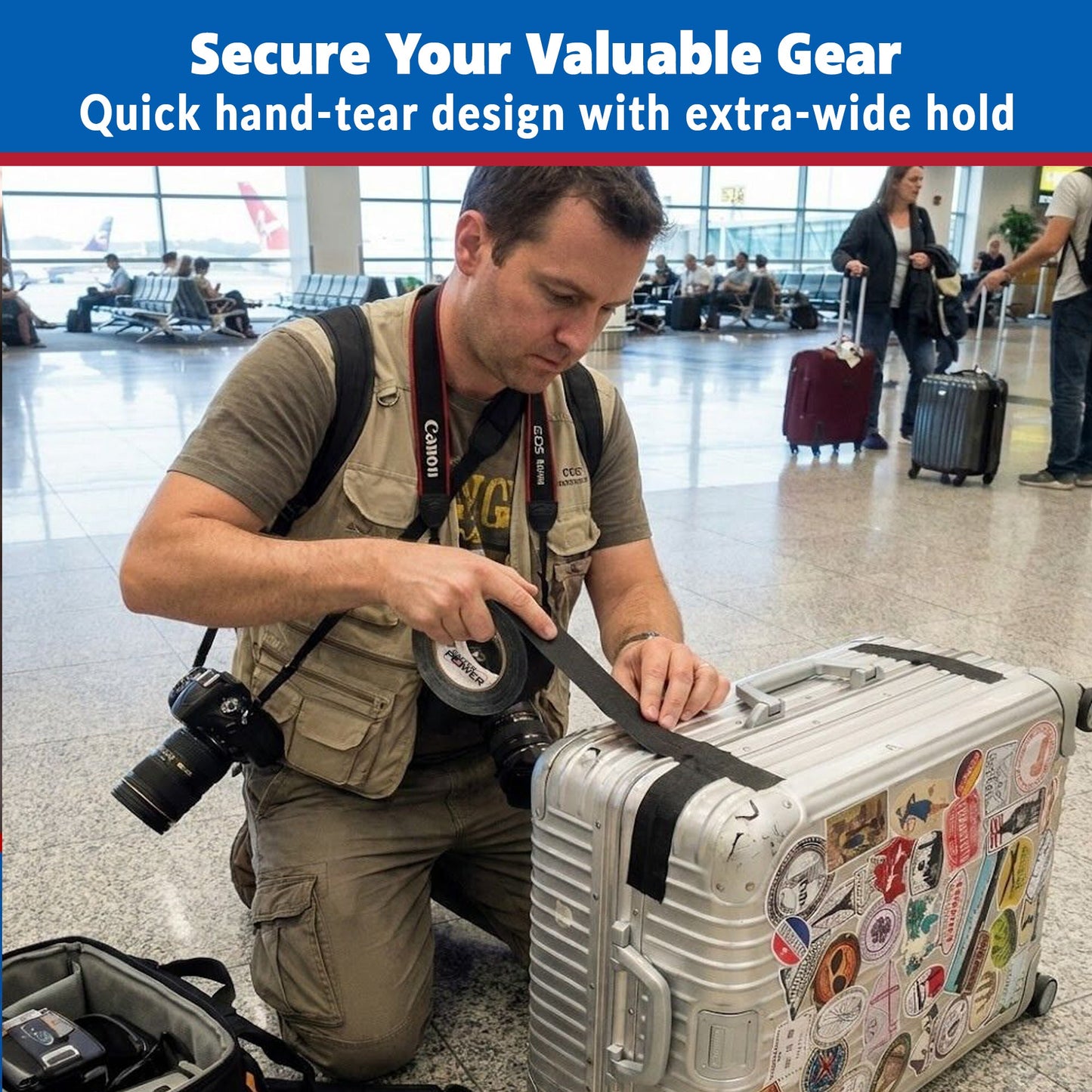 Gaffer Tape 1 In x 55 Yards Black