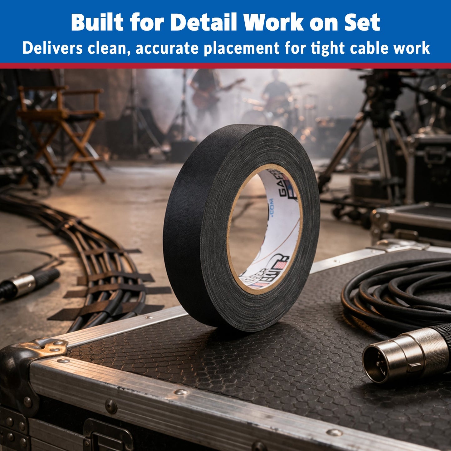 Gaffer Tape 1 In x 55 Yards Black