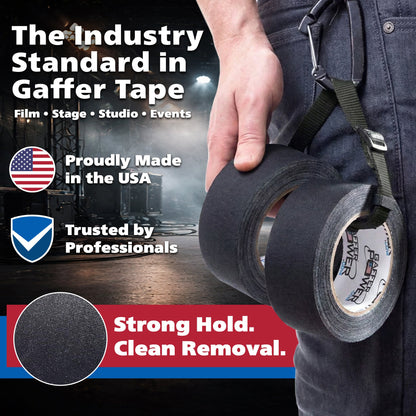 Gaffer Tape 1 In x 55 Yards Black