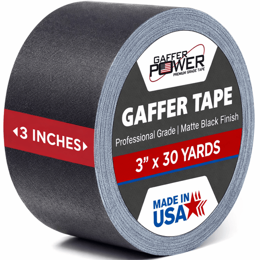 Gaffer Tape 3 Inch x 30 Yards Black