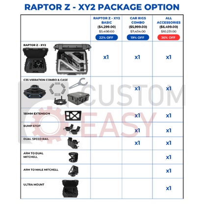 Raptor Z Air- XY2 - Shipping Included