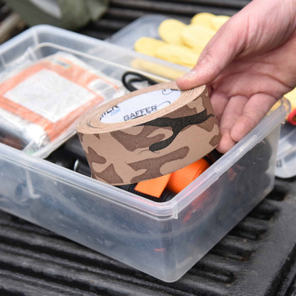 Gaffer Tape, 2 Inch x 25 Yards - Desert Tan Camouflage - Grip Support Store