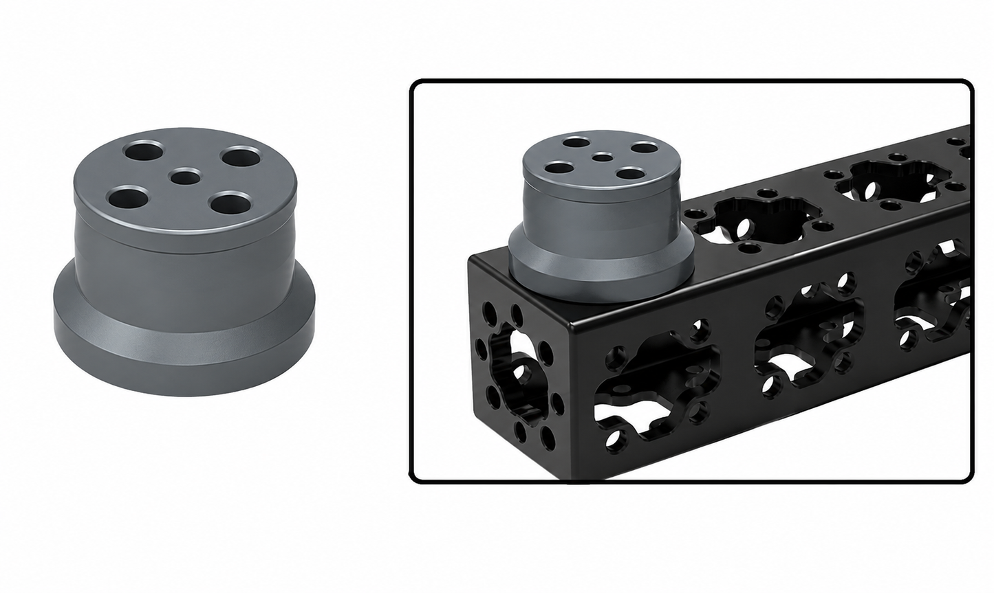 Male EURO Mount to Cine Truss