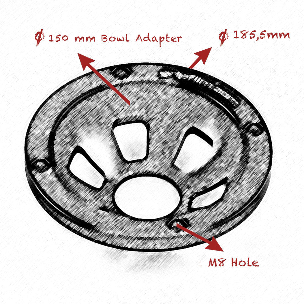 150mm BOWL ADAPTER