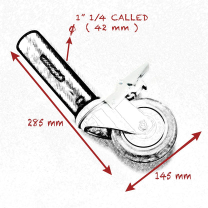 1-1/4" - 4" THREE STUDIO WHEELS SET