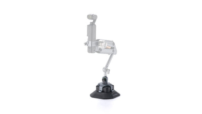 Electronic Suction Cup (4.5") with Rosette Mounting Bracket - Titanium Gray