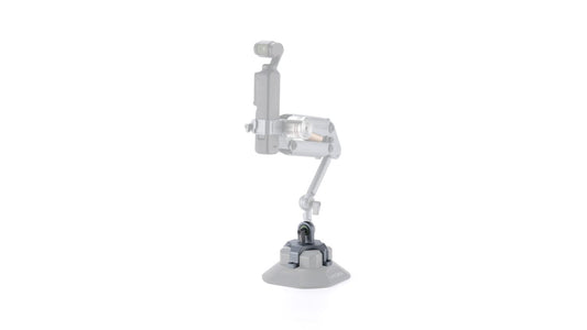 Rosette Mounting Bracket for Electronic Suction Cup (4.5") - Titanium Gray