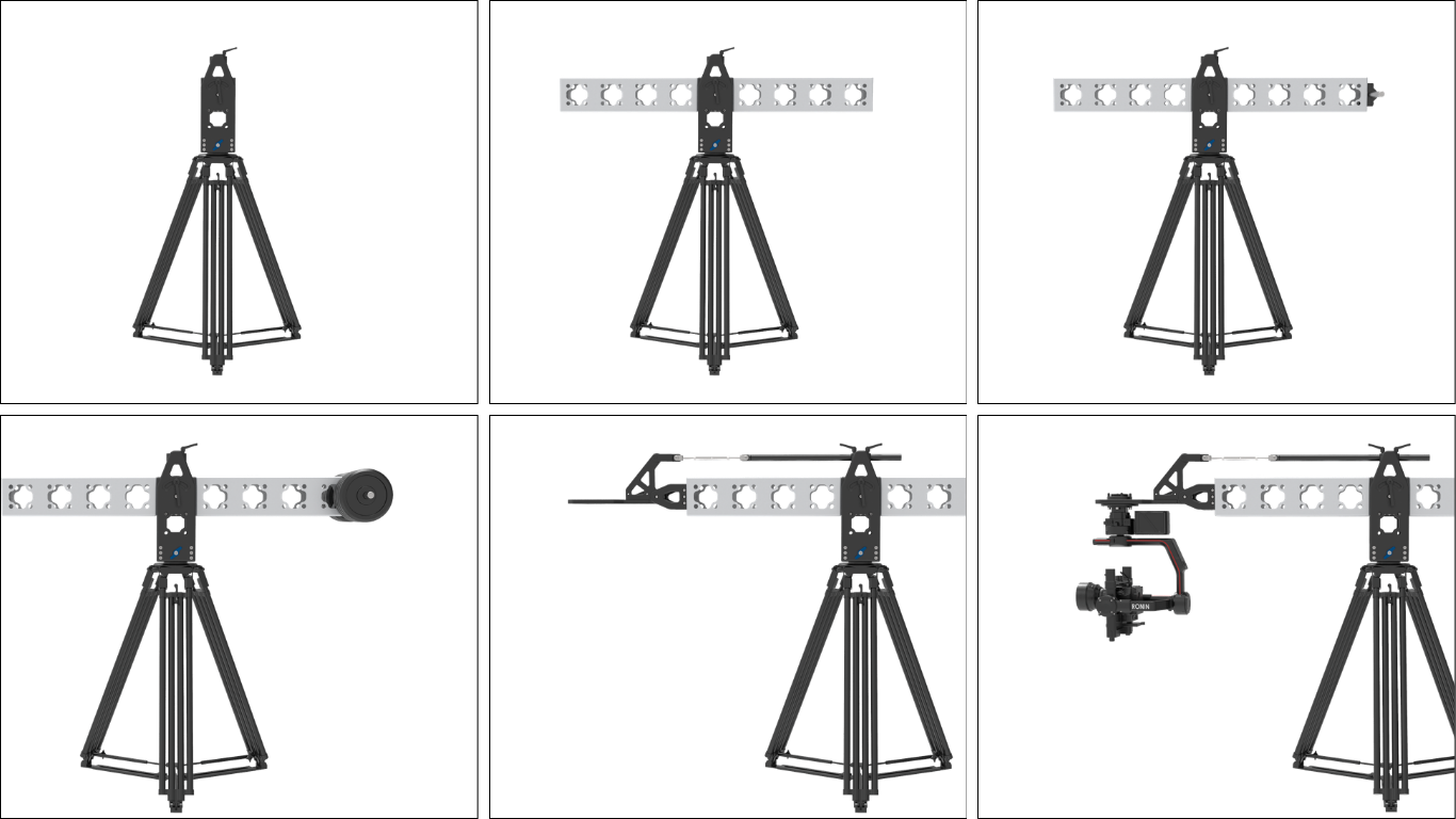 Modtruss/Modulus X Crane Set - step-by-step assembly