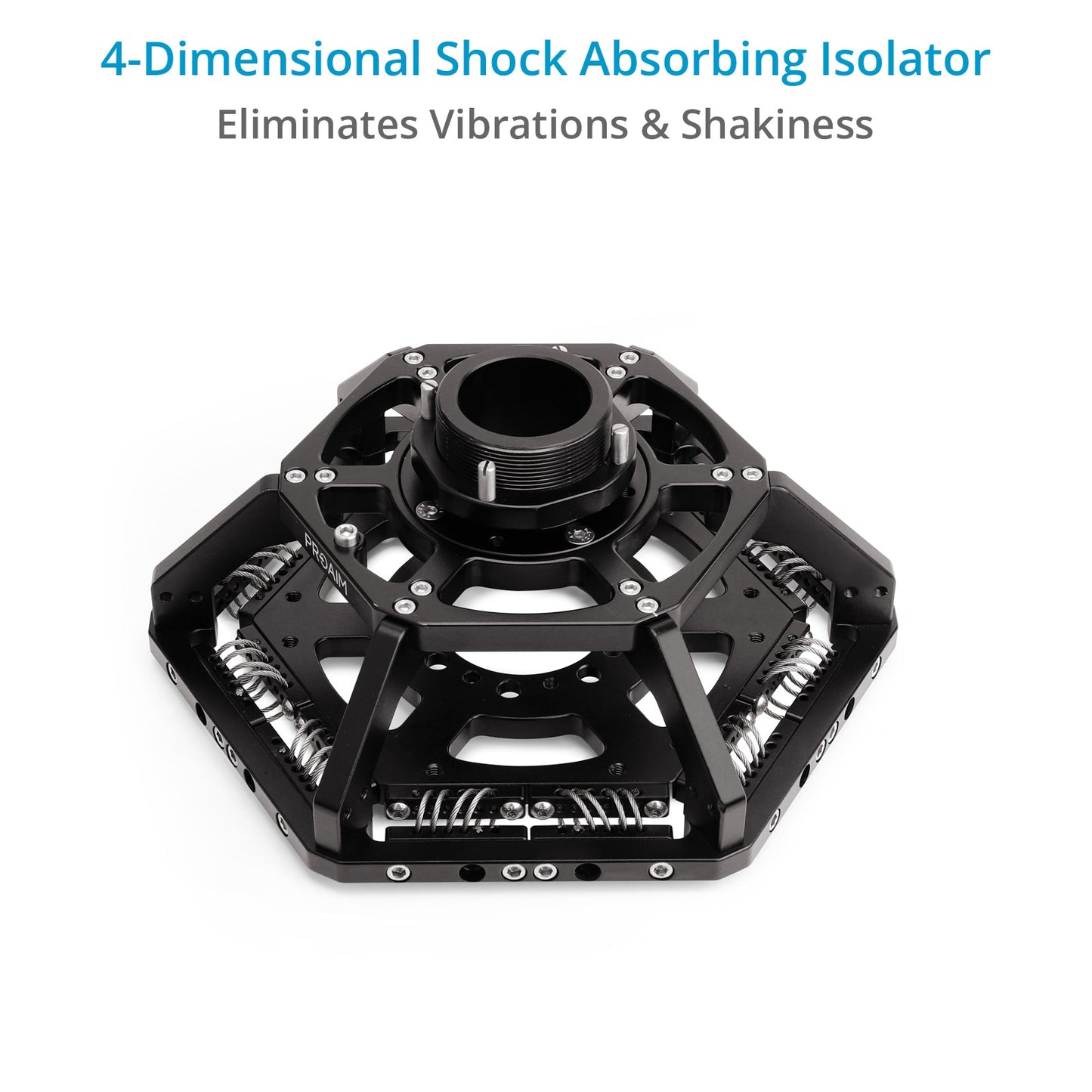 Glide 4-Dimensional Vibration Isolator for Camera Gimbals
