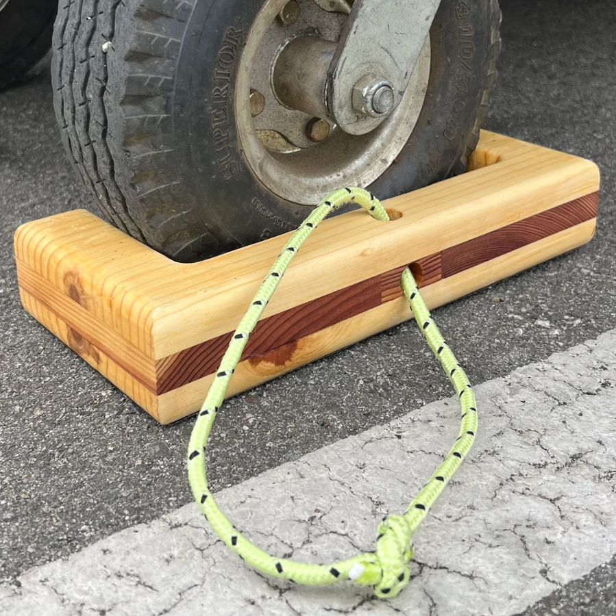 Premium Wooden Wheel Chock - Grip Support Store