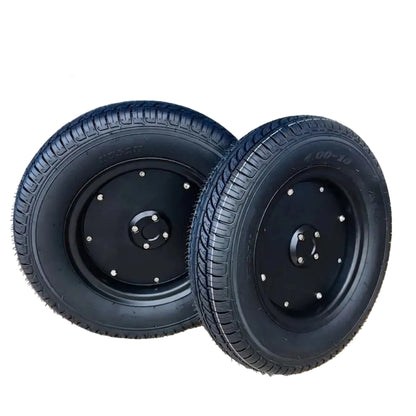 18″ Black Solid Wheels for Raptor Rickshaw