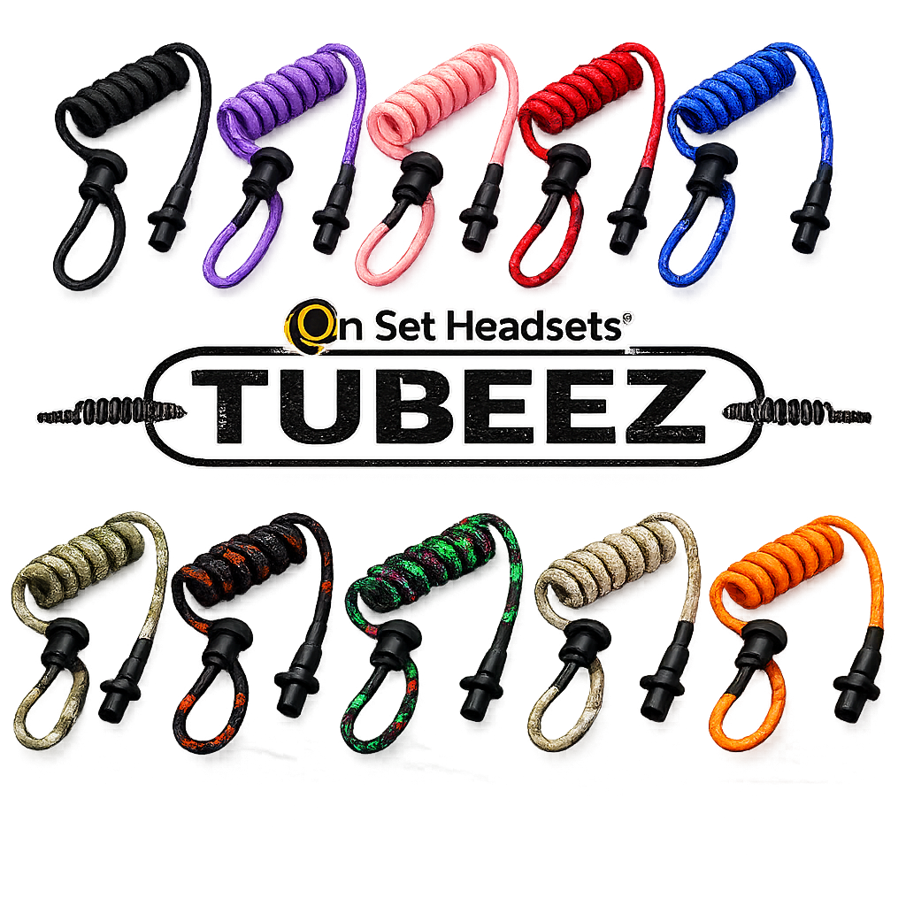 "Tubeez" Earpieces for Walkie Headsets  -  Many Color Styles!