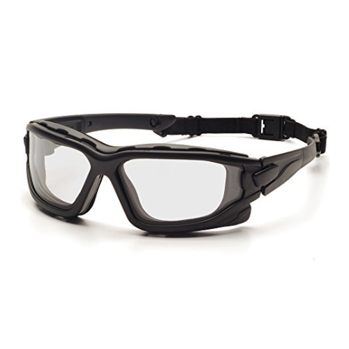 Slim Safety Goggle, Black Frame/Clear Anti-Fog Lens