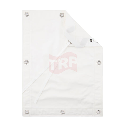 4' X 4' WHITE Solid, Slip-On