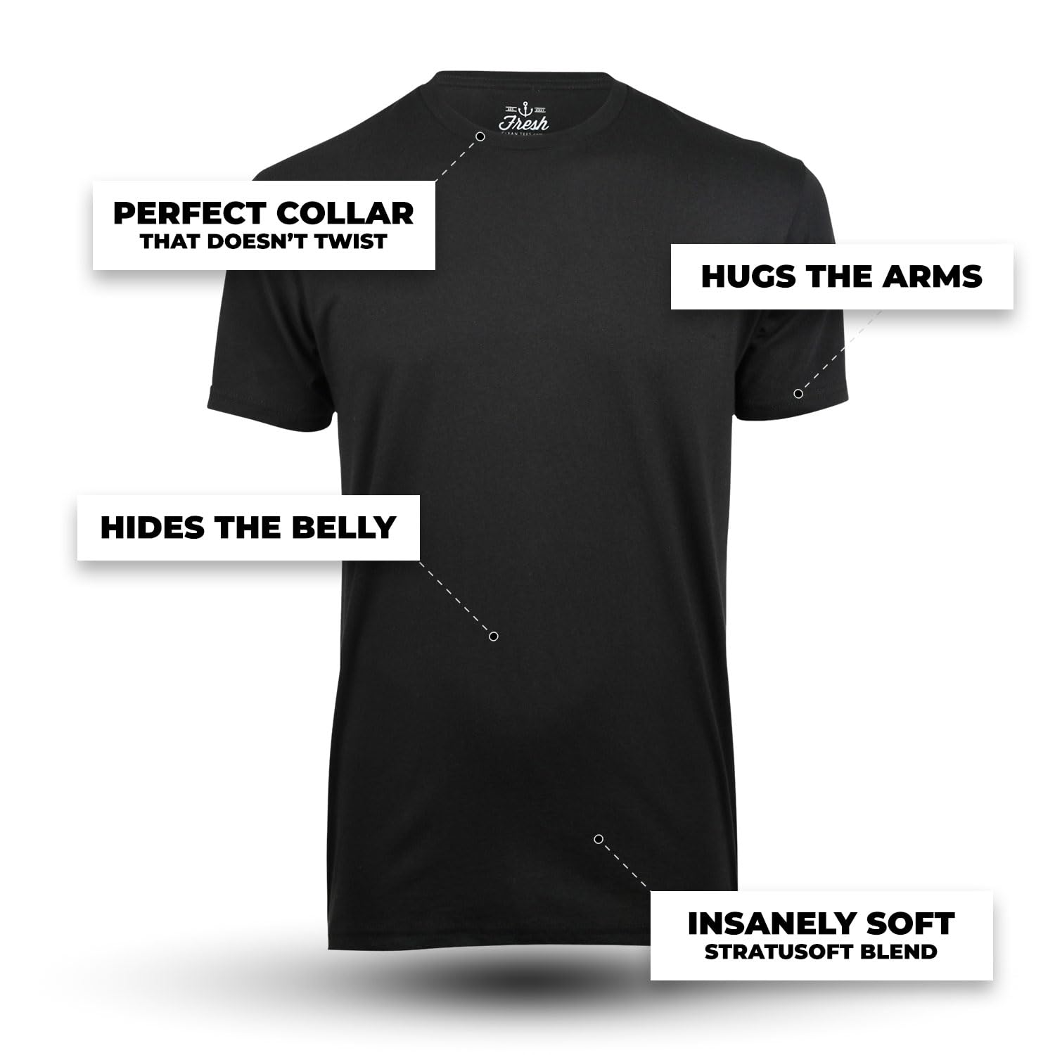 Show Black T-Shirt - Pre Shrunk Soft Fitted - Grip Support Store